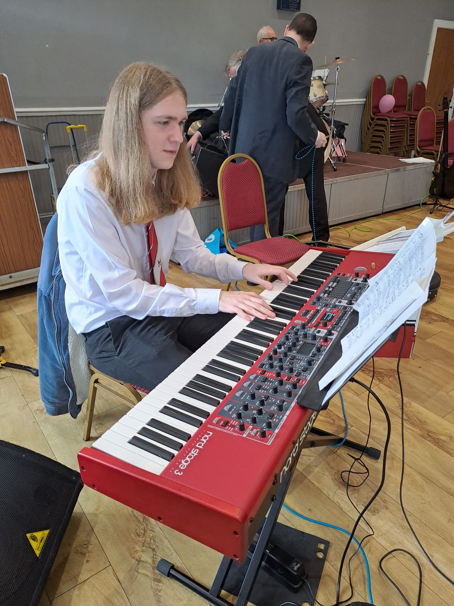 Ethan on piano