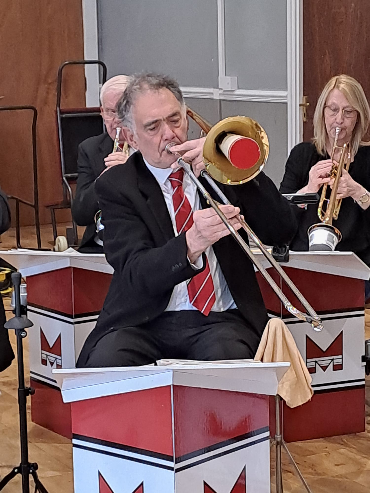 Tim on trombone